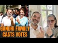 Gandhi family casts votes in Phase 6 of Lok Sabha polls | News9