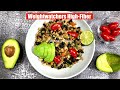 High-Fiber Barley & Protein Rich Black Beans Salad Video Recipe for Weight Watchers Bhavnas Kitchen