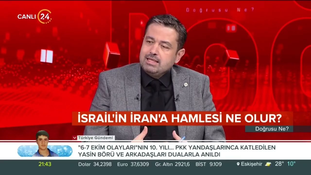 İSRAİL’İN İRAN’A HAMLESİ NE OLUR? İSRAİL’İN HUKUK TANIMAZLIĞI DOĞRUSU NE PROGRAMI 24 TV