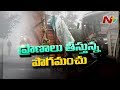 Chain of accidents on  HYD-BLR Highway due to Fog