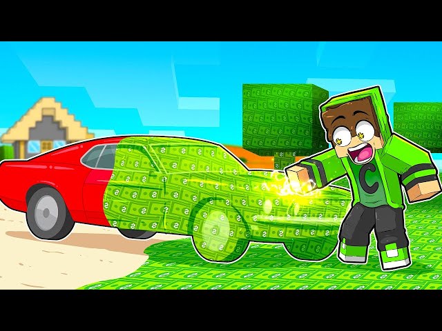 TUDO É FEITO DE DINHEIRO NO MINECRAFT