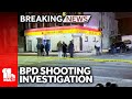 Raw: BPD updates police shooting in Sandtown-Winchester