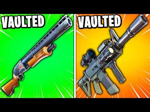 All vaulted fortnite weapons season 9