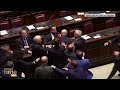 Brawl Erupts in Italys Parliament Over Local Autonomies Bill, Lawmaker Injured | News9  - 03:06 min - News - Video