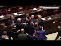Brawl Erupts in Italys Parliament Over Local Autonomies Bill, Lawmaker Injured | News9