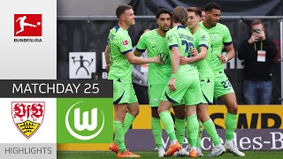 VfB Stuttgart — VfL Wolfsburg 0-1 | Highlights | Matchday 25 – Bundesliga 2022/23