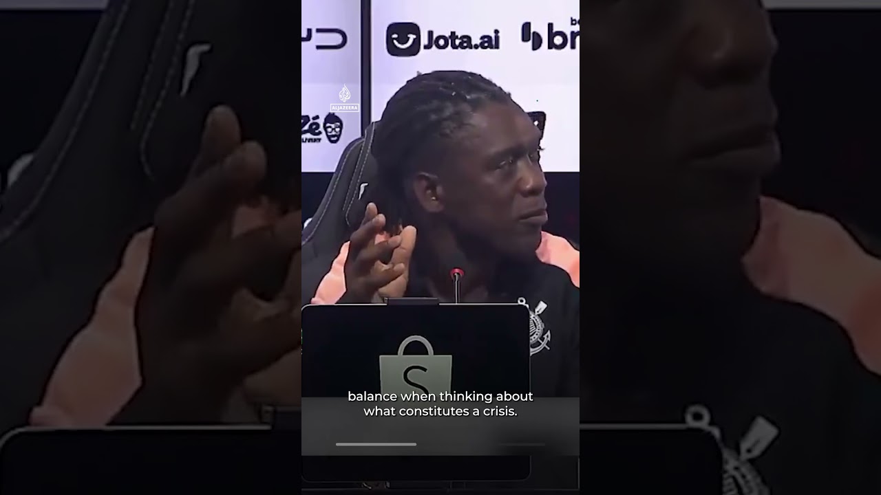Clarence Seedorf calls out genocide in first Corinthians press conference | AJ Shorts