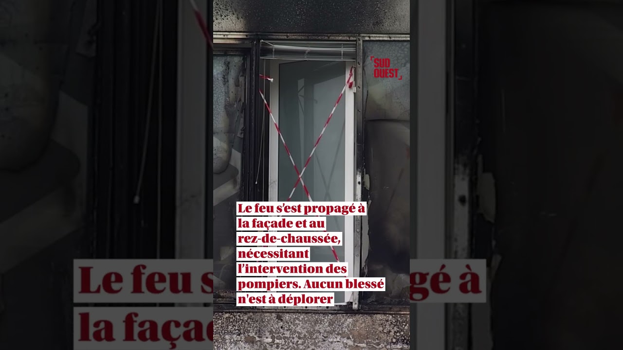 Bordeaux : des poubelles incendiées devant le lycée La Ruche, l'établissement endommagé