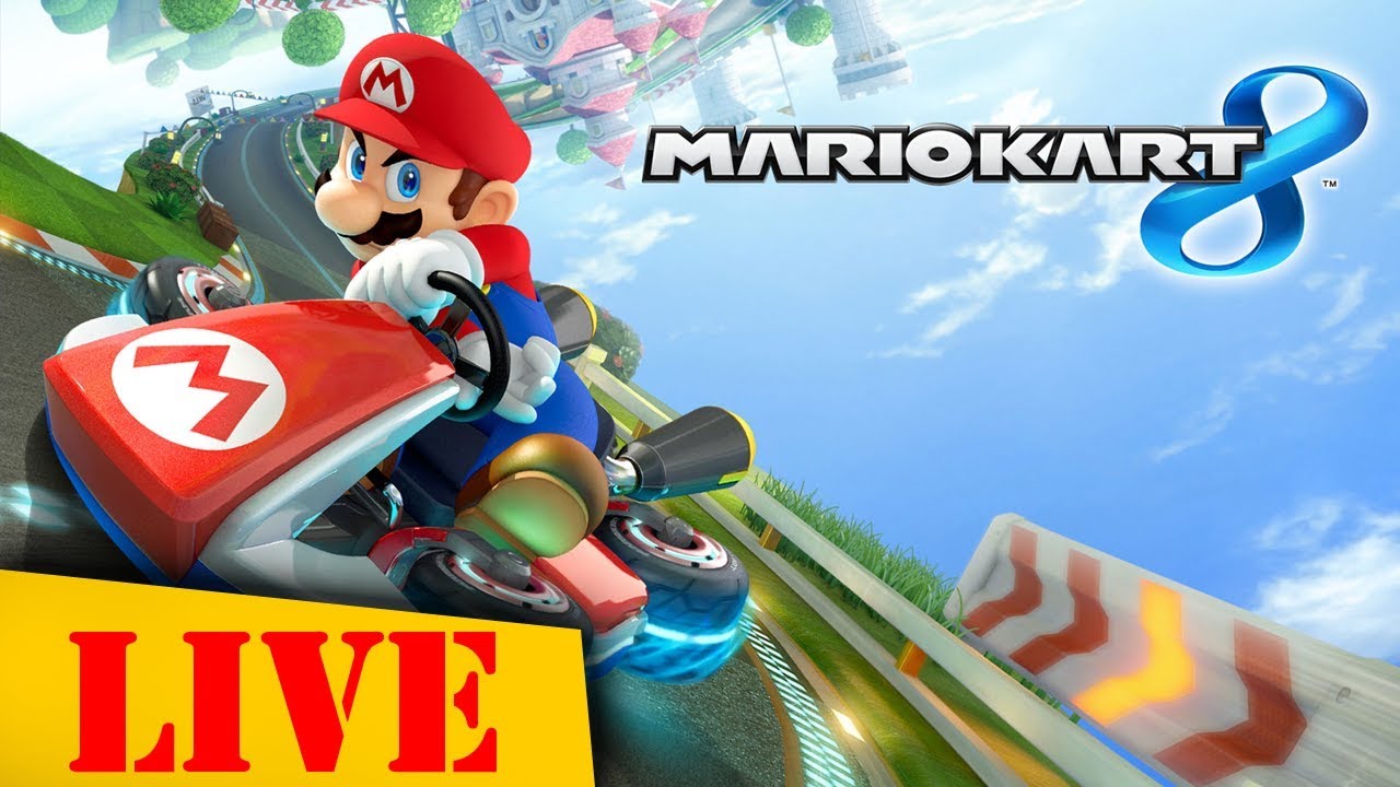 LIVE - Mario Kart 8 Wii U - Parte 01 - Gameplay do Boy