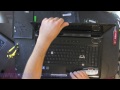 TOSHIBA L555  take apart video, disassemble, howto open (nothing left) disassembly