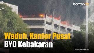 Kebakaran Terjadi di Kantor Pusat BYD Shenzhen, Saham Turun 0,6%