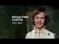 Former first lady Rosalynn Carter dies at 96  - 04:15 min - News - Video