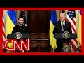 Biden and Zelensky hold joint news conference on Ukraine aid