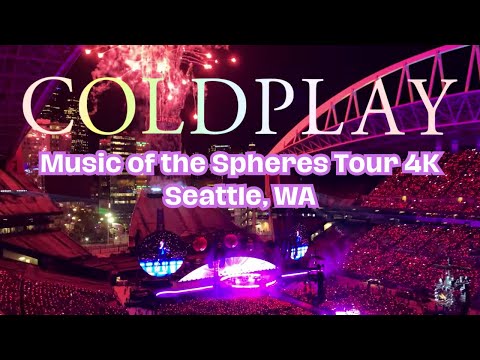 Coldplay Live 2023 4K: Music of the Spheres Tour (Seattle, WA)