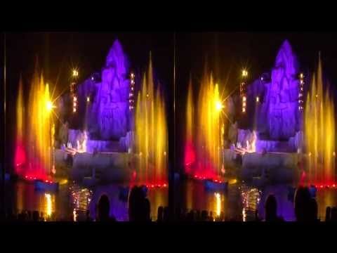 Fantasmic Show! in 3D Red/cyan glasses - Hollywood Studios - Walt Disney World