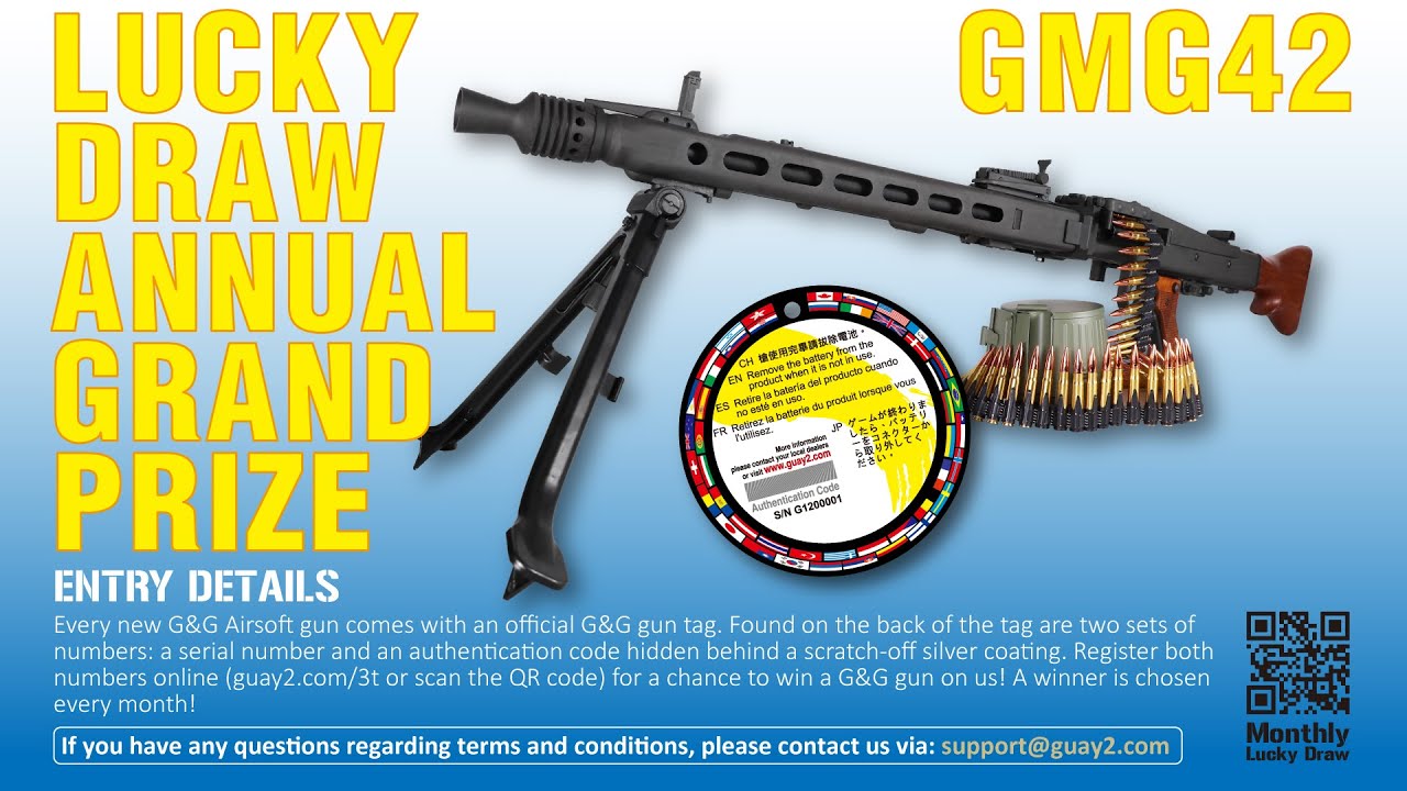G&G Armament Lucky Draw November 2021
