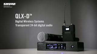 Shure QLXD4-J50A Half-Rack Single Channel Digital Wireless Receiver 572-616 MHz in action - learn more