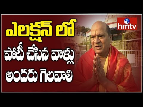 Actor Rajendra Prasad visits Tirumala without wig