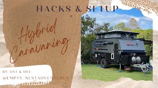 Hybrid Caravan | Campsite Hacks & Setup Ideas | Exterior & Inside of the Jawa Camper