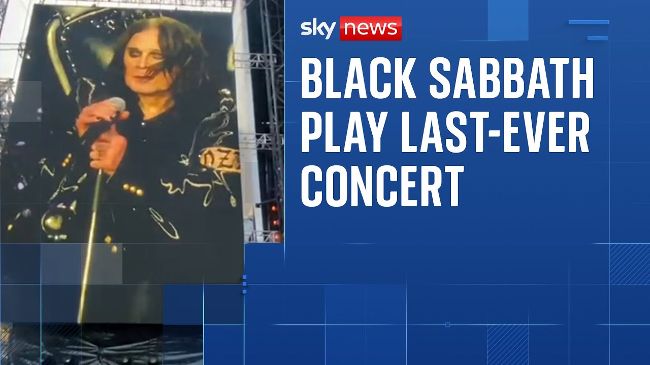 Black Sabbath perform last-ever concert as singer Ozzy Osbourne retires