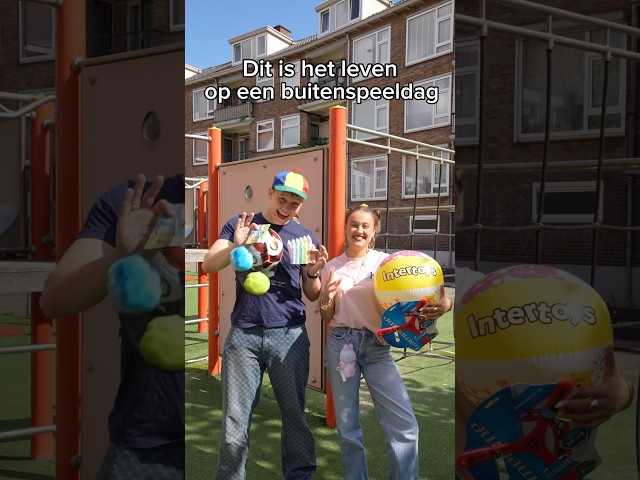 #ad Het leven op Buitenspeeldagen! 🛝 Wat vind jij het leukste speelgoed bij Intertoys? 🤔