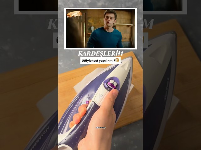 🎥Kardeşlerim-Ütüyle Tost Keyfi 🍞 ücretsiz #reklam #kardeşlerim #summeronshorts #suburcuyazgicoşkun