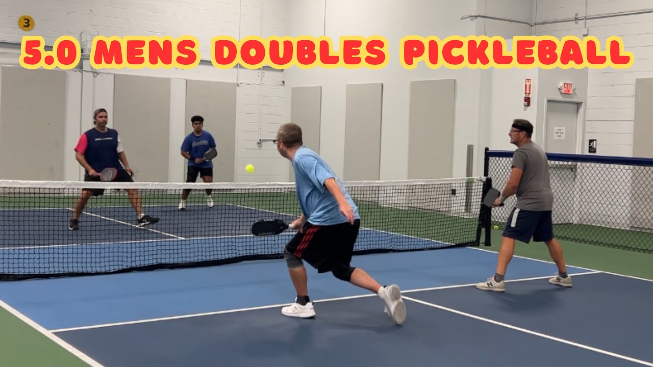 5.0 Mens Doubles Pickleball | Krivitsky & Sid vs Hartman & Tom | Mercer Bucks Pickleball Club