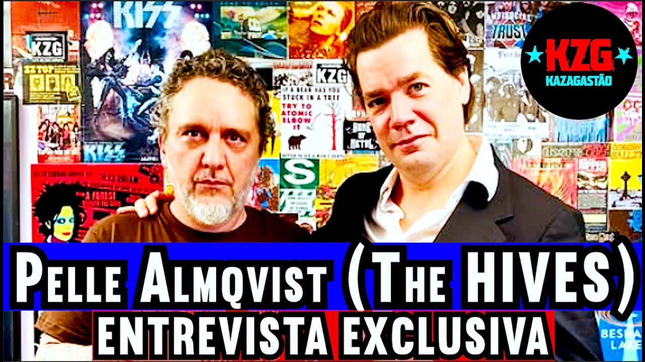 PELLE ALMQVIST (THE HIVES) em Kaza! ⭐️ ENTREVISTA EXCLUSIVA ⭐️ Ative a Legenda ⭐️