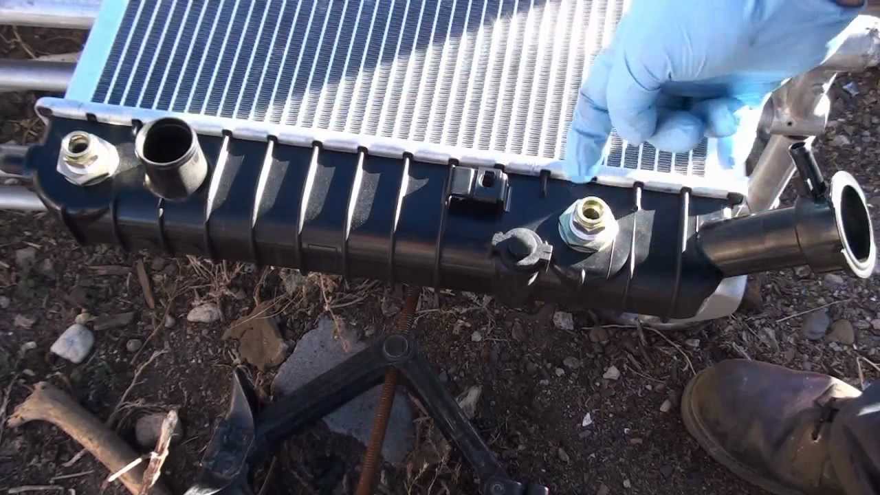 How to install a radiator pontiac grand prix gtp - YouTube 2009 pontiac g6 fuel filter 