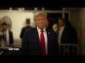 Trump says SCOTUS has a very important argument before it as he walks into NY hush money trial  - 01:10 min - News - Video