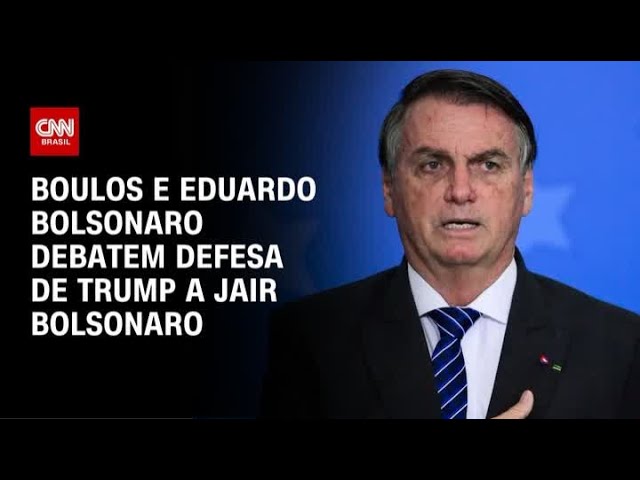 Deputados Eduardo Bolsonaro e Boulos debatem post de Trump defendendo Jair Bolsonaro | CNN ARENA