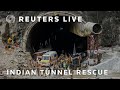 LIVE: Rescuers attempt to reach 41 workers trapped in Indian tunnel