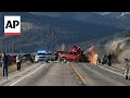 7 dead after truck and tour van collide near Yellowstone