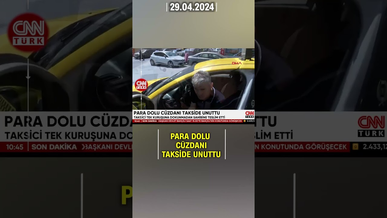 Taksici Para Dolu Cüzdanı Tek Kuruşuna Dokunmadan Sahibine Teslim Etti | CNN TÜRK