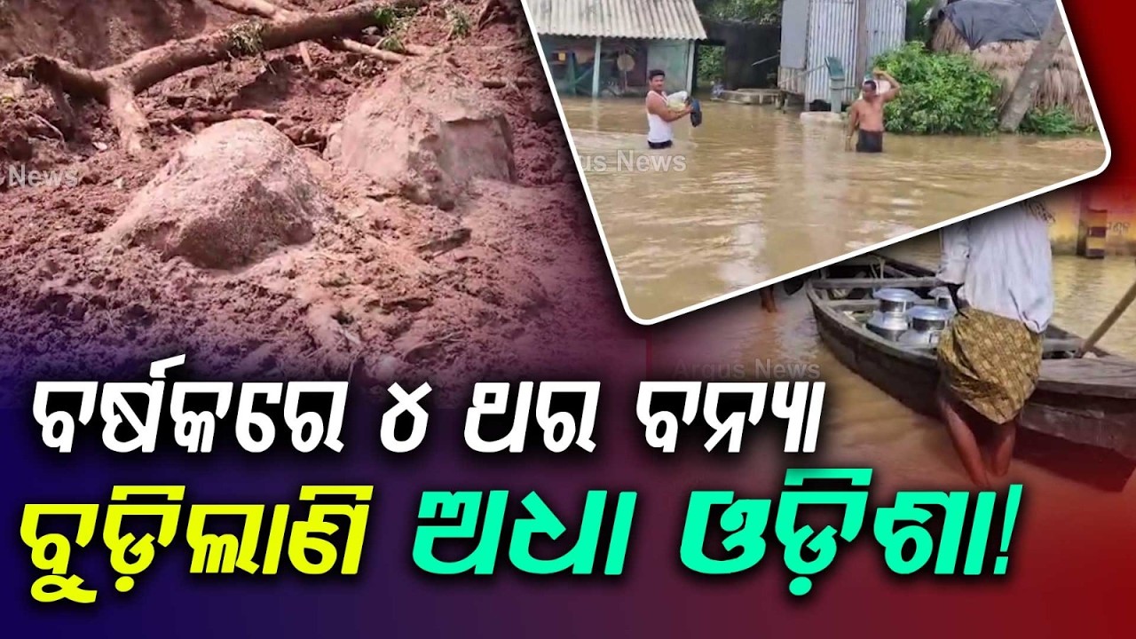 Subarnarekha River Crosses Danger Mark | Massive Flood Hits Balasore Villages | Argus News