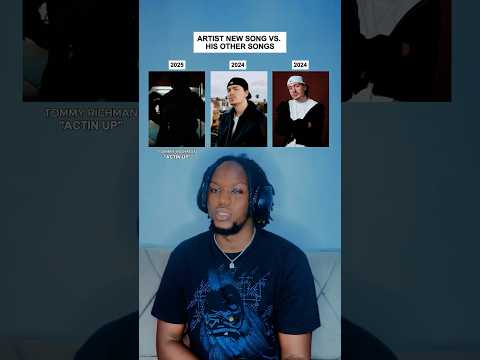 Artist New Song Vs. His Other Songs: Tommy Richman "ACTIN UP' #shorts #music #trend #newsong