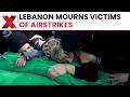 Funeral Held For Victims Of Israeli Airstrikes As Tensions Escalate In South Lebanon | Heartbreaking