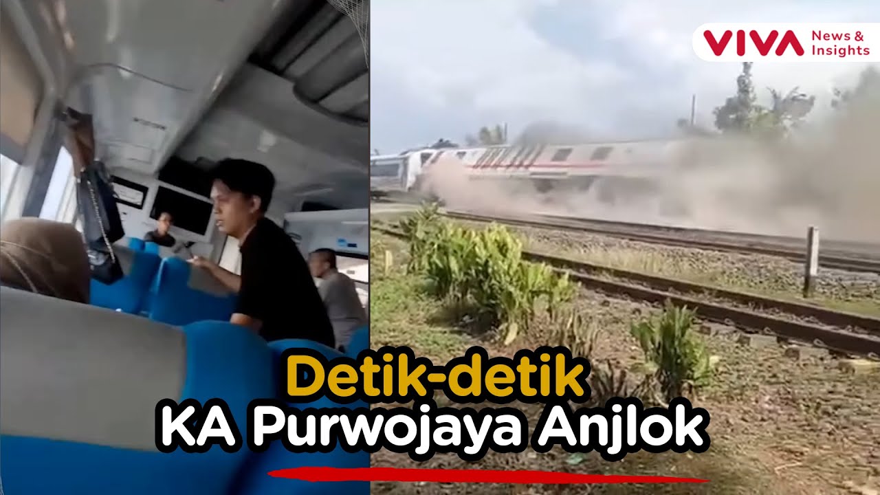 Suasana Panik di Dalam Gerbong KA Purwojaya Terekam Kamera!
