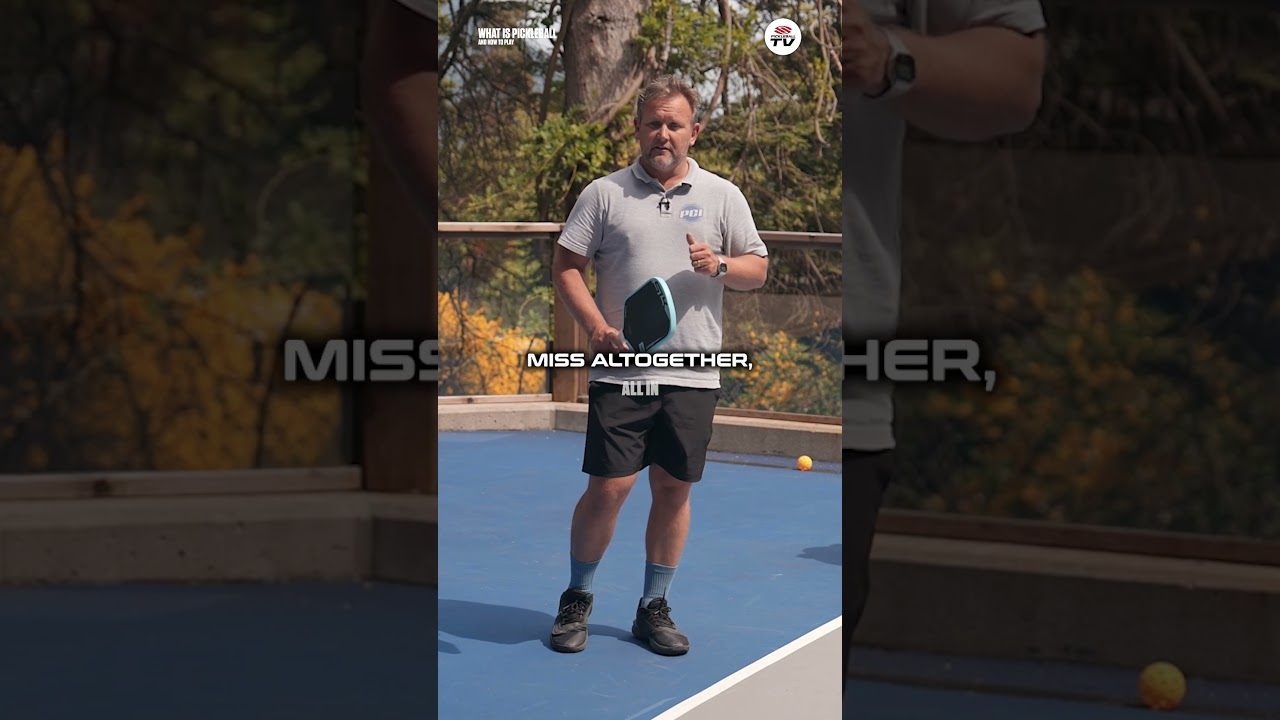 Mark Renesson will show how to hit a third shot drop versus a drive 💯 #pickleball