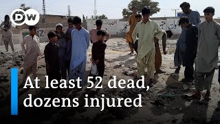 Pakistan: Suicide bombing kills at least 52 people, many more are feared dead | DW News