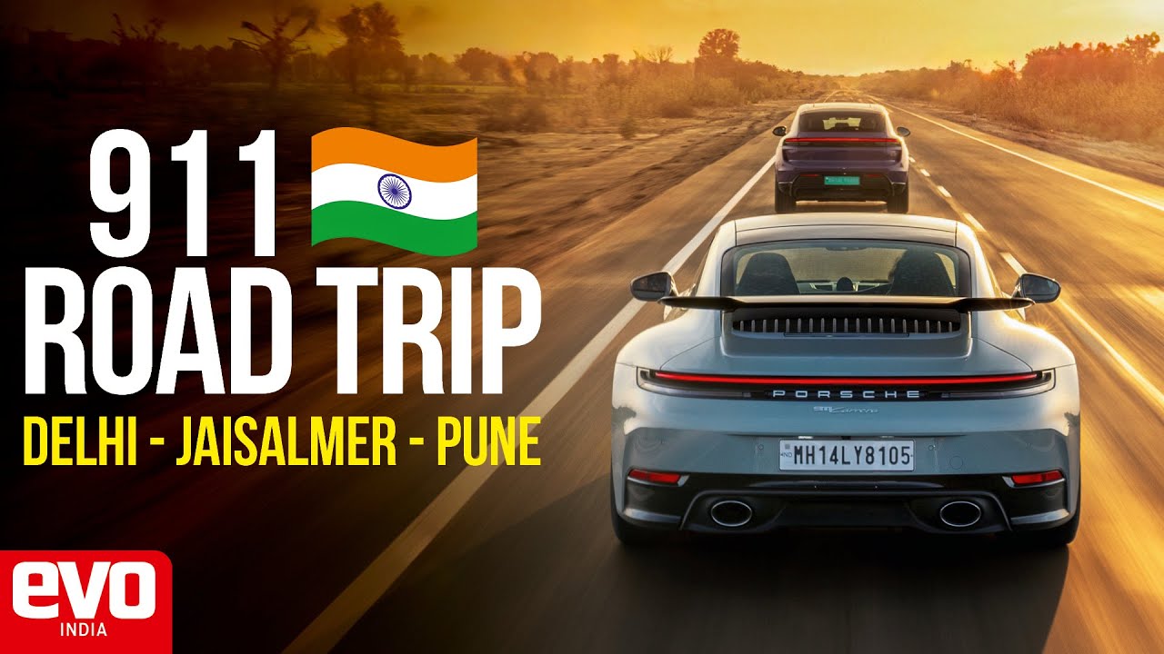 Porsche 911 & Macan EV: Delhi to Pune roadtrip via Jaisalmer & Statue of Unity | Porsche Day Special