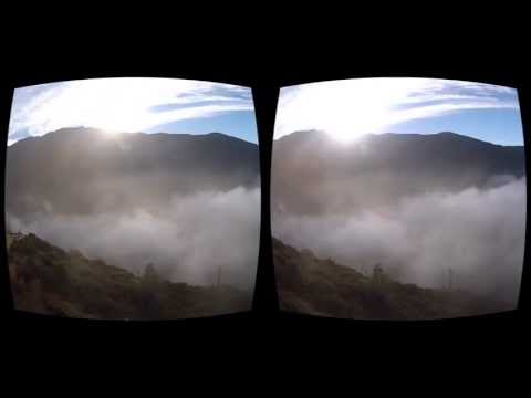 Oculus Rift 3D GoPro Movie - Down to the Clouds