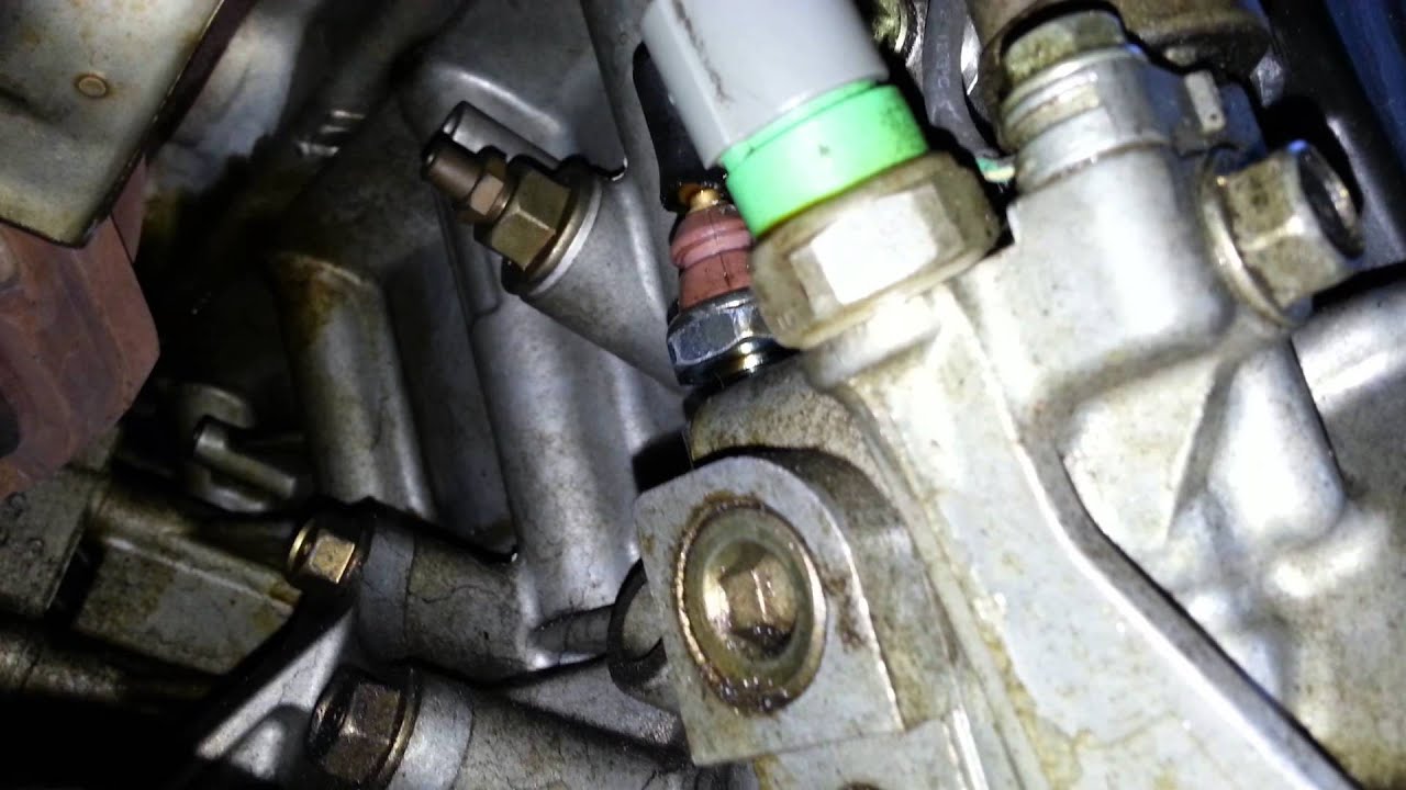 Honda accord oil pressure switch leak #3