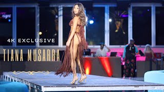 Tiana Musarra Miami Art Fashion Walks in Slow Motion | Model Video Video HD