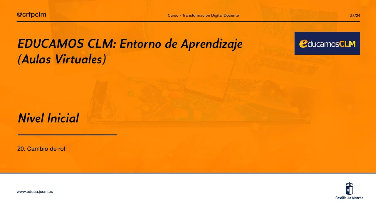 #EducamosCLM: Aulas Virtuales - Nivel Inicial: 20 Cambio de rol