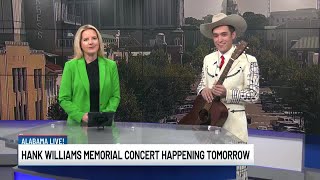 The Hank Williams Museum is hosting a "Memorial Concert," to honor the late music legend