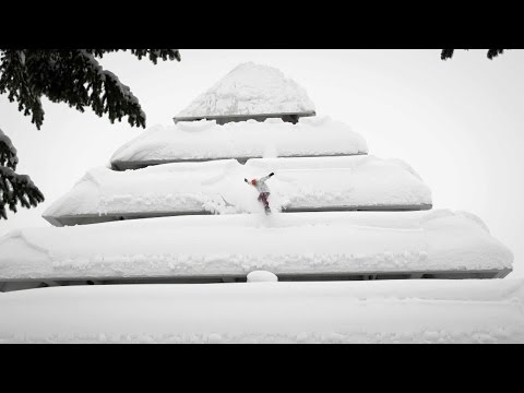 Snowboarding Urban Pillow Lines in Japan - Perceptions - Ep 1
