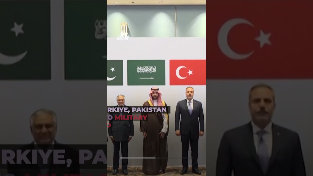 Turkiye, Pakistan agree to military deployment to Saudi Arabia | AJ #shorts