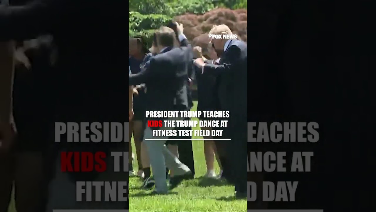 SEE IT: Trump shows kids how the Trump Dance is done... #trump #shorts #dance