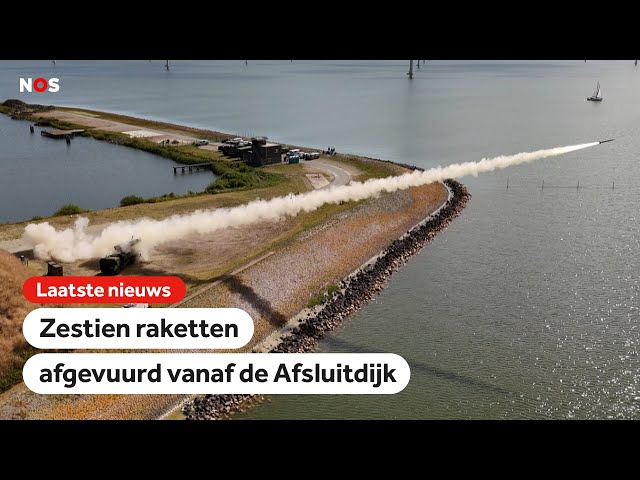 Defensie test raketten vanaf Afsluitdijk